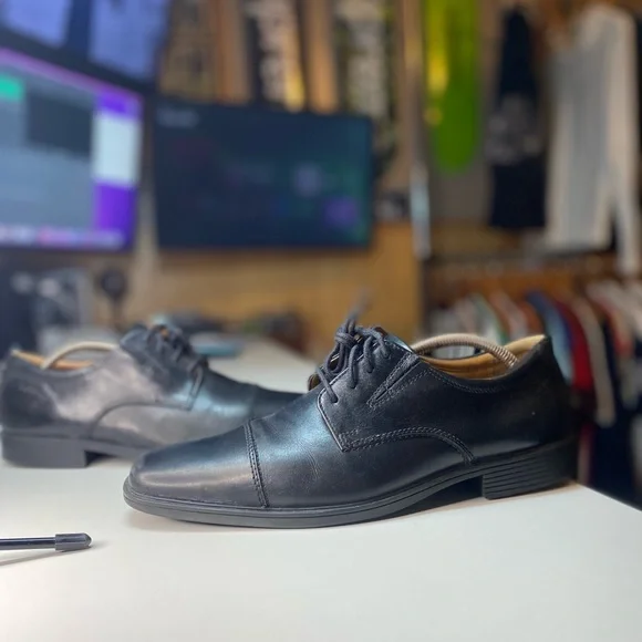 Clarks | Shoes | Mens Size 85 M Clarks Tilden Mens Leather  display picture 2
